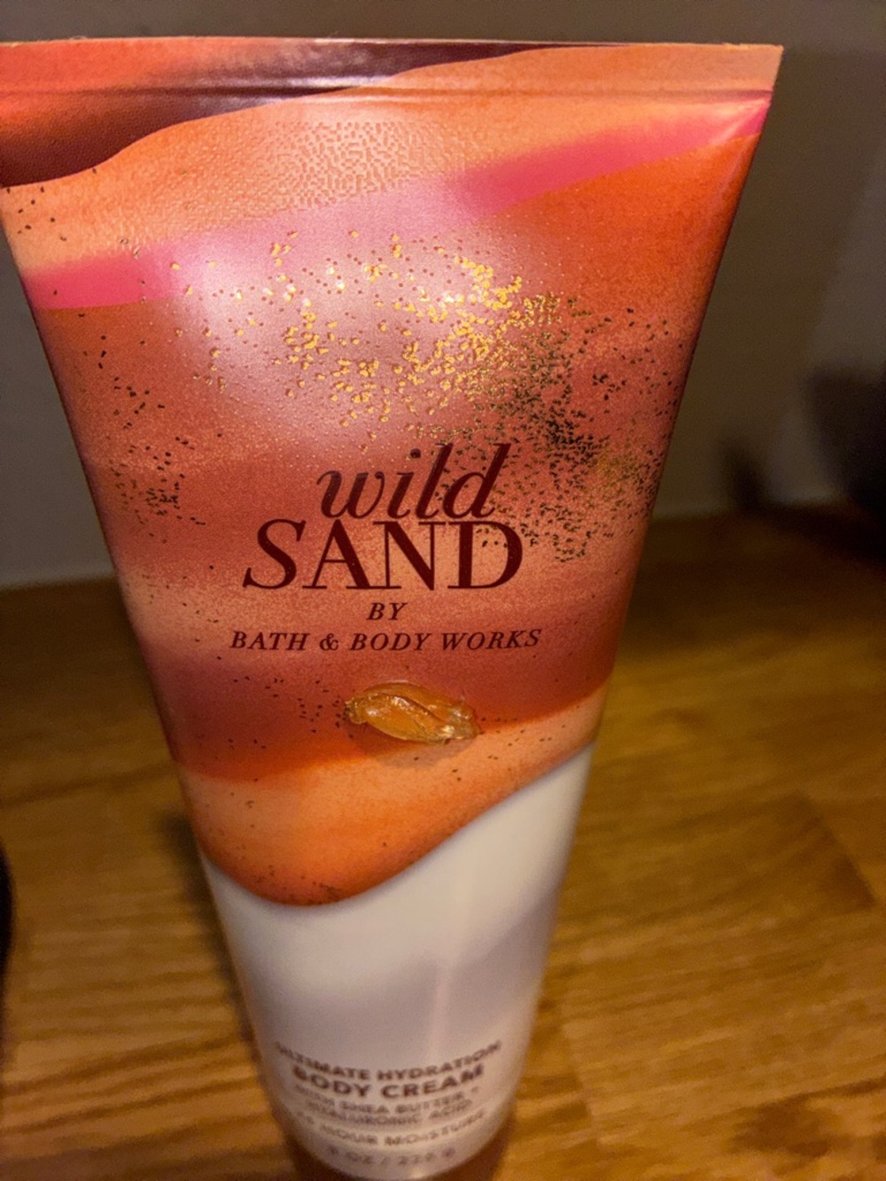 Bath & Body Works Wild Sand Body Cream - Orange Peach with Gold Speckles